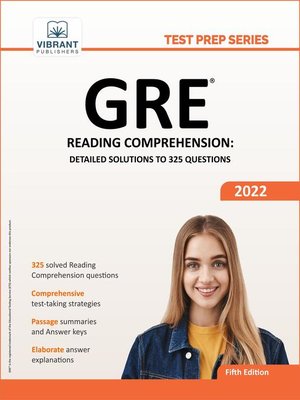 cover image of GRE Reading Comprehension